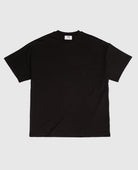 Oversized T-Shirt Schwarz von NKSP – Heavyweight-Basic aus Bio-Baumwolle ohne Motiv, Vorderansicht