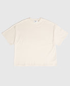 Oversized Boxy T-Shirt Off-White von NKSP – Vorderansicht