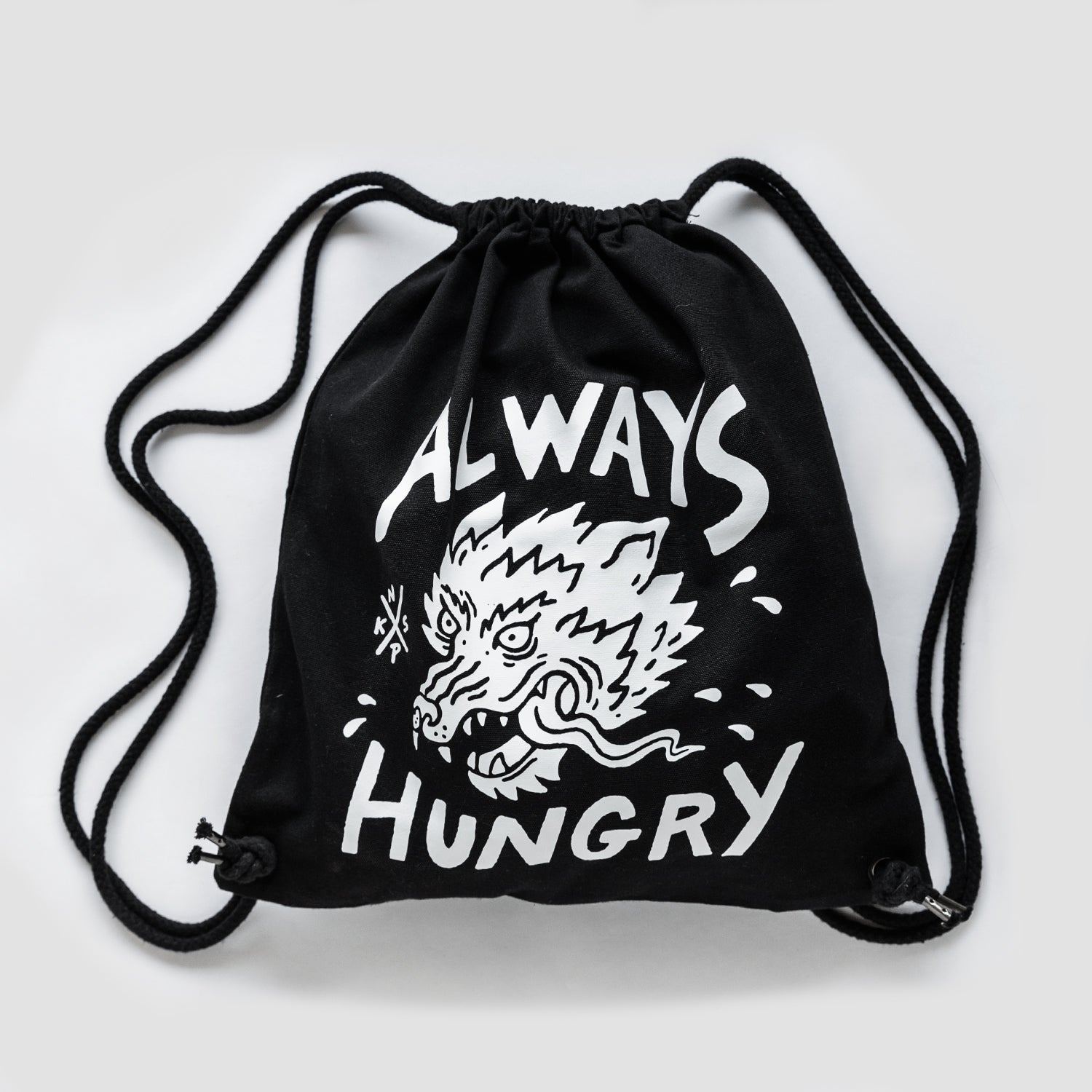 Always Hungry Gymbag Black